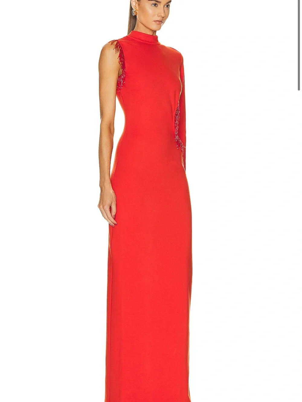 STAUD Formal Cut-Out Red Gown - Picture 7 of 16